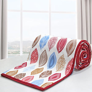 Soft Pos Floral Design AC Cotton Dohar In Pink At Best Prices