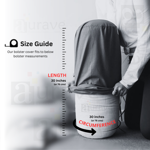 bolster cover set Size Guide