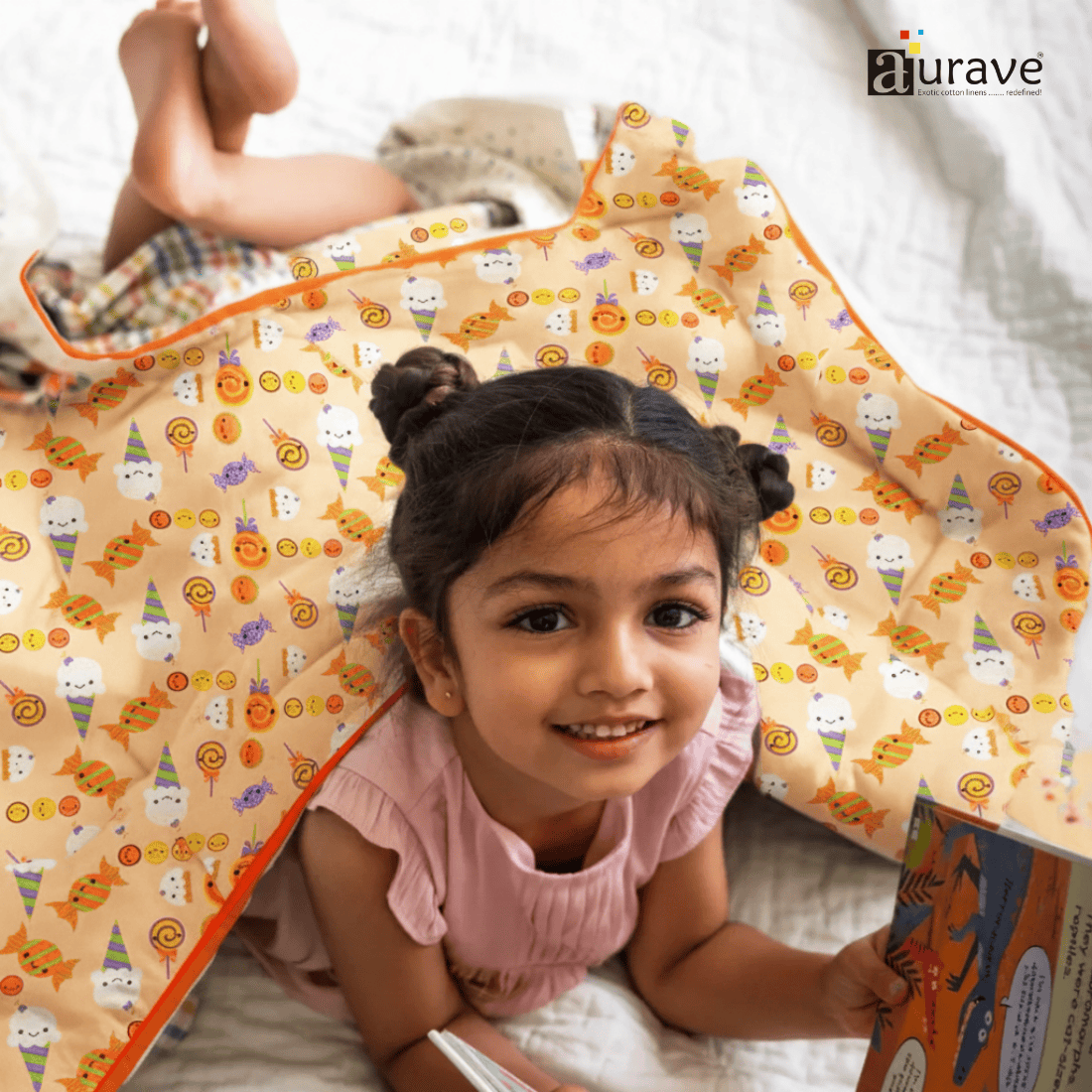 Kids Reversible Cotton Dohar
