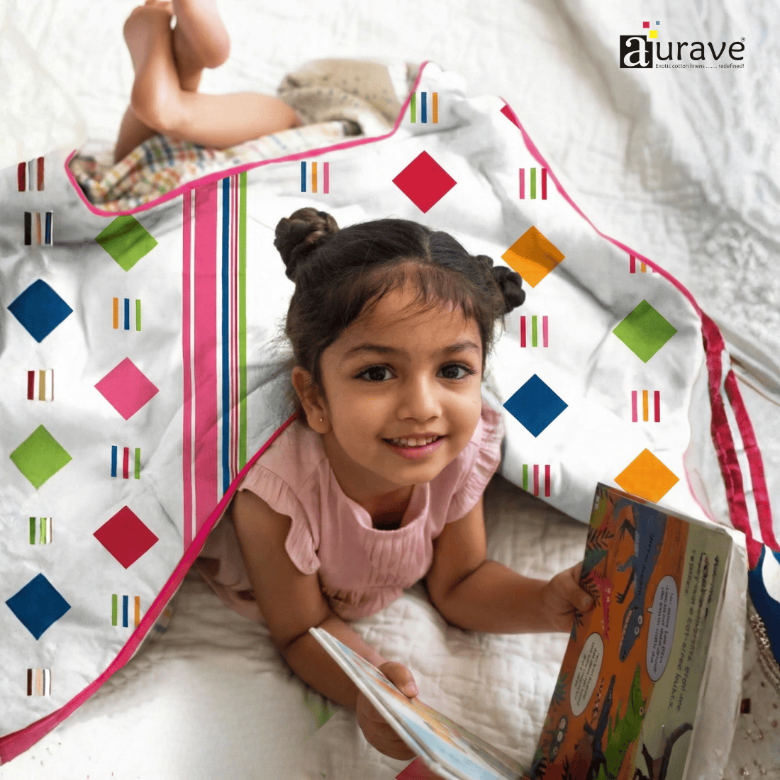 Kids Reversible Cotton Dohar