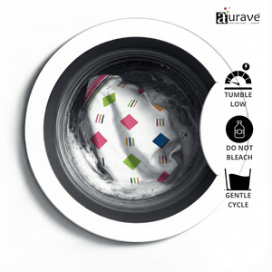 Washing machine with Kids Reversible Cotton Dohar
