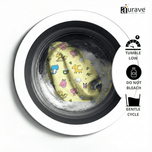 Washing machine with Kids Reversible Cotton Dohar