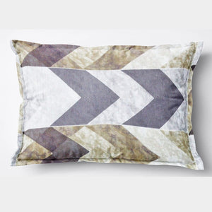 Soft Cotton Geometrical Print 144 TC Fitted Bedsheet In Brown At Best Prices