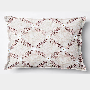 Soft 144 TC Coffee Printed Cotton Floral Bedsheet Online In India