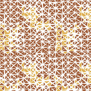 Soft Geometrical Print 144 TC Cotton Bedsheet In Brown At Best Prices