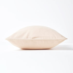 Plain Cotton Decorative Cushion Cover 1 Pc in Beige online at best prices