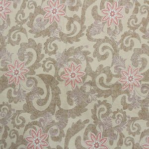 Full View Printed Floral Cotton 144 TC Fitted Bedsheet Design