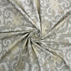 Printed Floral Cotton 144 TC Bedsheet