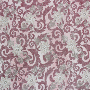 Full View Printed Floral Cotton 144 TC Fitted Bedsheet Design