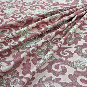 Printed Floral Cotton 144 TC Fitted Bedsheet