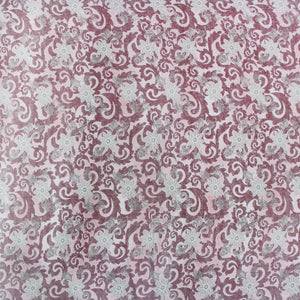 Printed Floral Cotton 144 TC Fitted Bedsheet Design