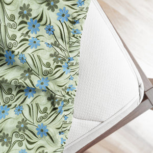 Printed Floral Cotton 144 TC Fitted Bedsheet