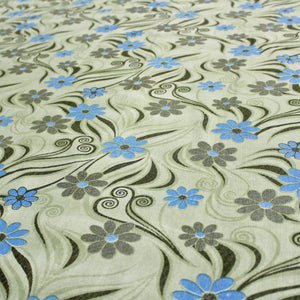 Printed Floral Cotton 144 TC Fitted Bedsheet Design
