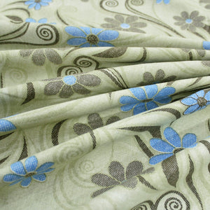 Printed Floral Cotton 144 TC Fitted Bedsheet