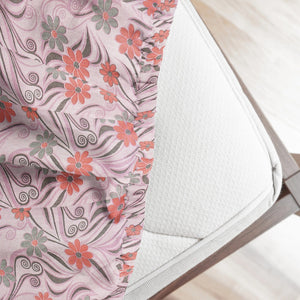 Printed Floral Cotton 144 TC Bedsheet