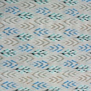 Printed Abstract Cotton 144 TC Fitted Bedsheet Design