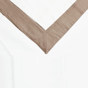 DIVINE 210 TC Cotton King Single Dohar White Khaki