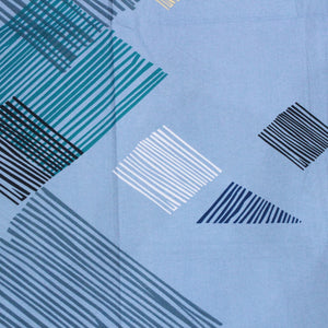 Printed Geometrical Cotton 250 TC Fitted Bedsheet Design