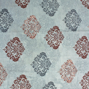 Printed Damask Cotton 250 TC Bedsheet Design