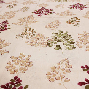 Printed Floral Cotton 250 TC Bedsheet Design