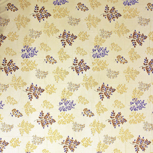Full View Printed Floral Cotton 250 TC Fitted Bedsheet Design