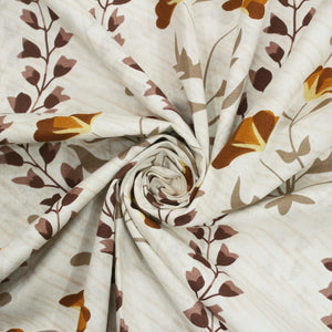 Printed Floral Cotton 250 TC Bedsheet
