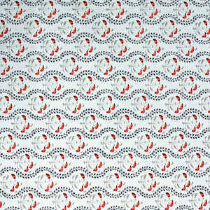 Printed Floral Cotton 250 TC Fitted Bedsheet Design