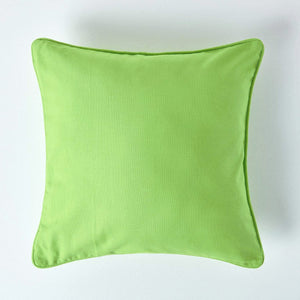 Plain Cotton Decorative Cushion Cover 1 Pc in Flourescent Green online at best prices