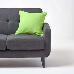 Plain Cotton Decorative Cushion Cover 1 Pc in Flourescent Green online at best prices