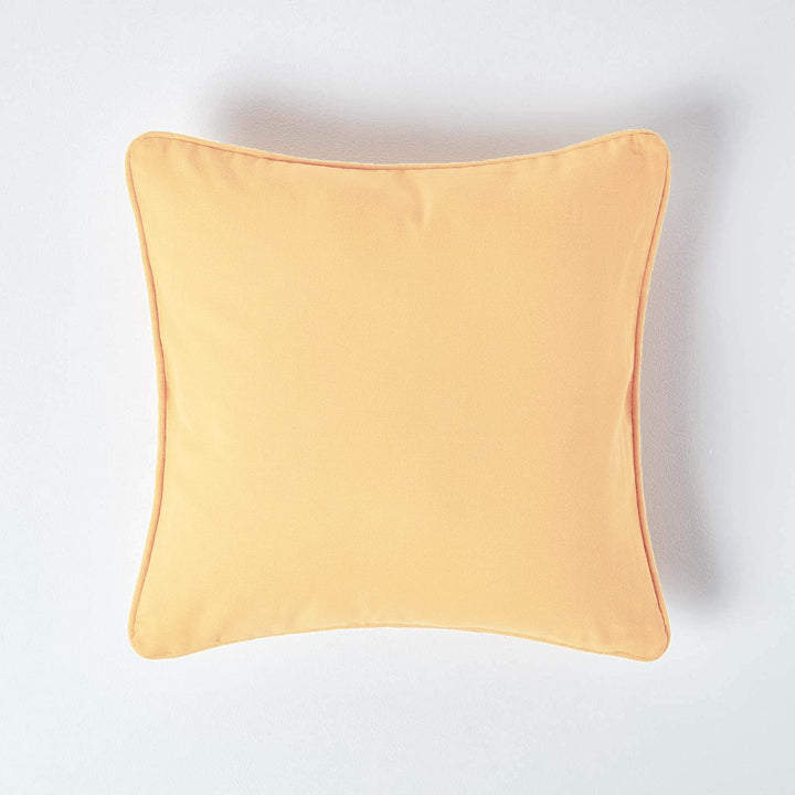 Plain Cotton Decorative Cushion Cover 1 Pc in Gold online at best prices