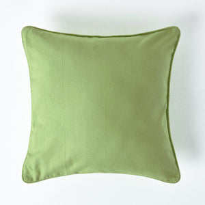 Plain Cotton Decorative Cushion Cover 1 Pc in Green online at best prices