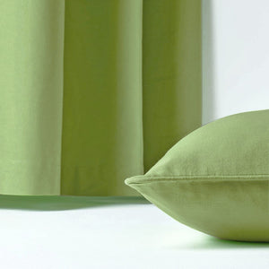 Plain Cotton Decorative Cushion Cover 1 Pc in Green online at best prices