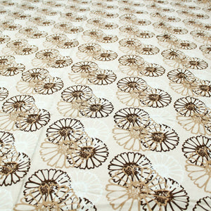 Printed Floral Cotton 144 TC Fitted Bedsheet Design