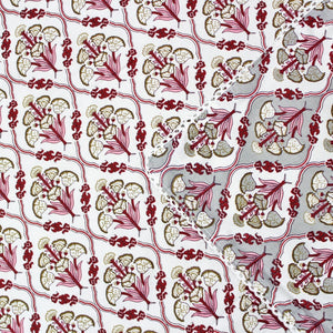 Soft Magenta Cotton Reversible Dohar with Iris Designer Border At Best Prices