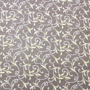 Soft Brown Cotton Reversible Dohar with Iris Designer Border At Best Prices