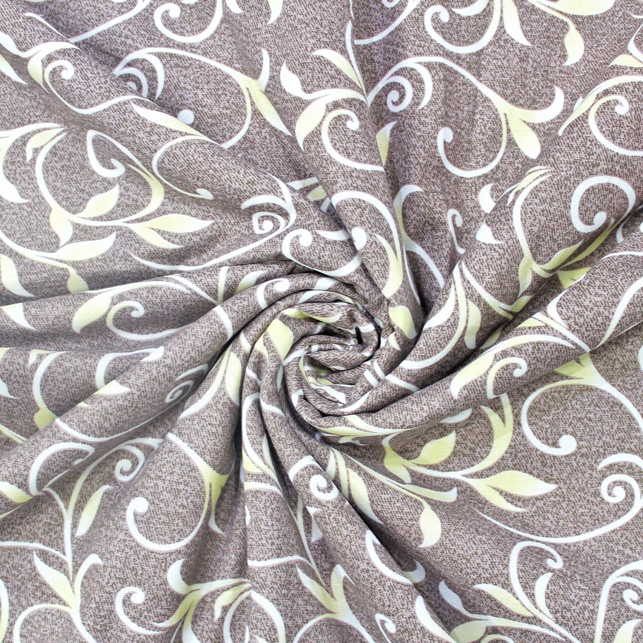 Soft Brown Cotton Reversible Dohar with Iris Designer Border At Best Prices