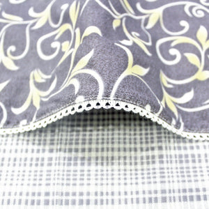 Purple Cotton Reversible Single Dohar With Iris Designer Border At Best Prices