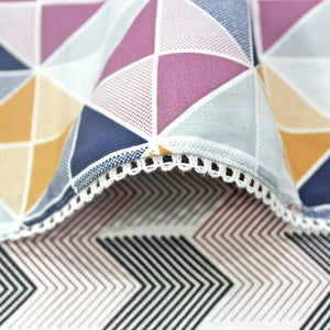 Soft Multicolor Cotton Reversible Dohar with Iris Designer Border At Best Prices