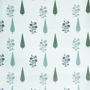 Soft cotton Floral print 250 TC fitted bedsheet in Purple At Online