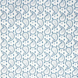 Soft 250 TC Printed Floral Cotton Fitted Bedsheet in Blue online at best prices