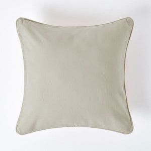 Plain Cotton Decorative Cushion Cover 1 Pc in Khaki online at best prices