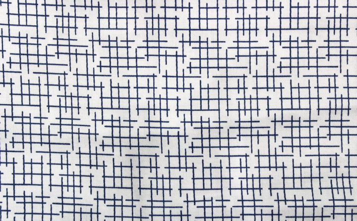 Elipses Modern Art Geometrical Print 300 TC Cotton Satin Dohar In Blue At Best Prices