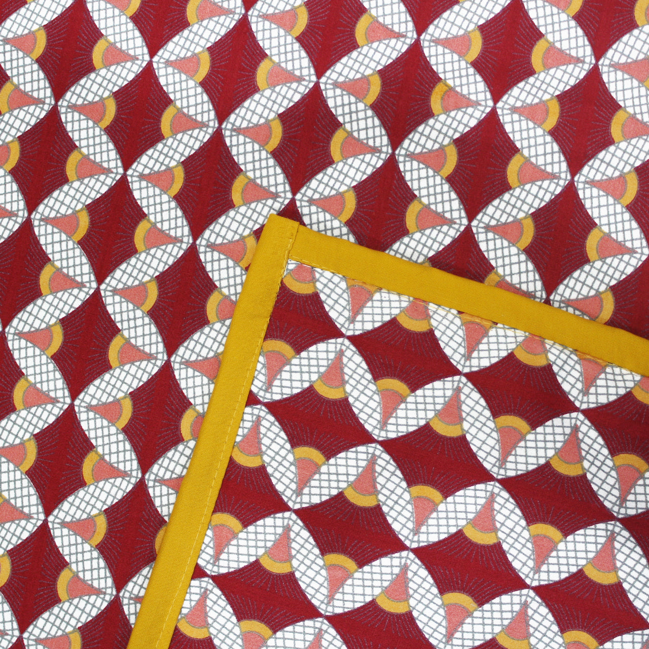 Marvel Floral 250 TC Cotton Dohar - Maroon