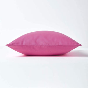 Plain Cotton Decorative Cushion Cover 1 Pc in Magenta online at best prices
