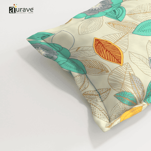 Printed Floral Pillow Cover - Multicolor