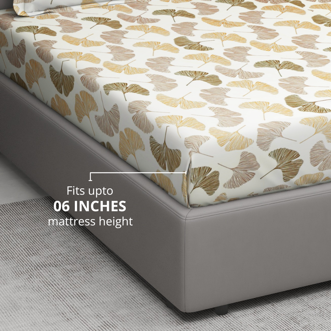 Floral Fitted Bedsheet