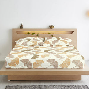 Floral Fitted bedsheet with matching pillow covers