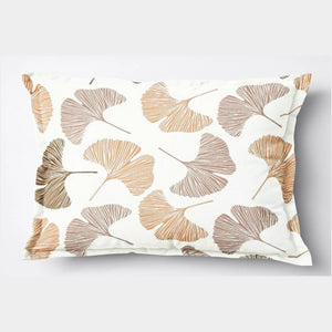 Soft Floral Print Pillow Cover Set In Brown Online At Best prices(2 Pcs)