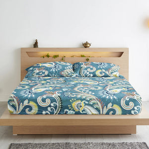 Fitted Bedsheet with Pillow Cover