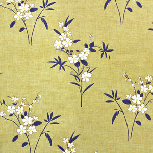 Full View Microfiber Floral Olive Design